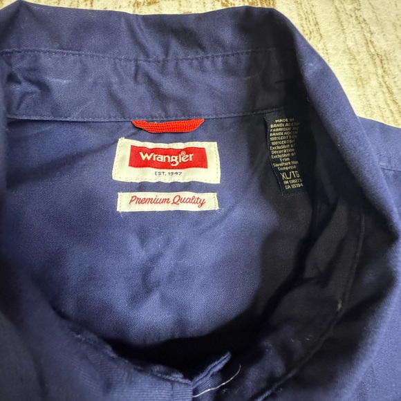 Wrangler Short Sleeve Button Up Shirt XL - Picture 2 of 6